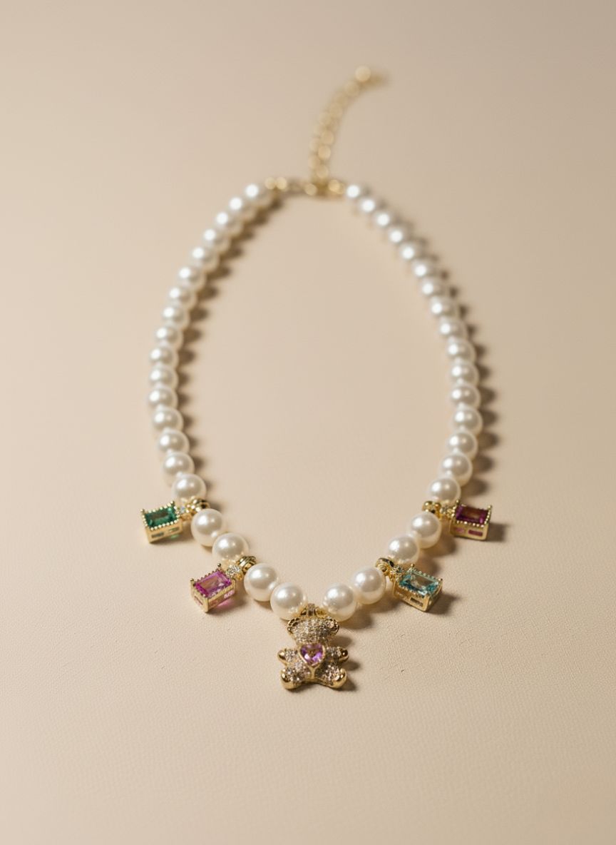 Collier Ours coloré