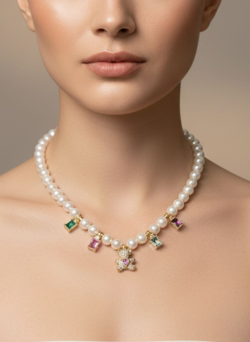 Collier Ours coloré – Image 2